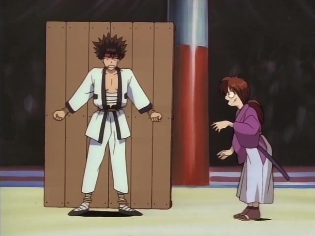 Rurouni Kenshin Ep 17: Fly to Your Dreams: The Adventures of Marimo, the Human Bullet @ 16:11