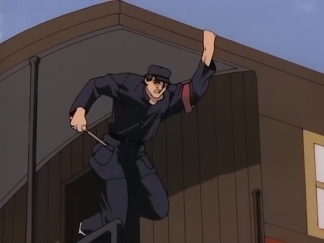 Rurouni Kenshin Ep 22: Danger on a Runaway Locomotive: Surprise Incident on a Runaway Locomotive @ 10:17