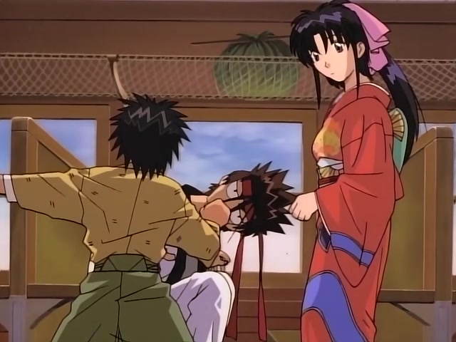 Rurouni Kenshin Ep 22: Danger on a Runaway Locomotive: Surprise Incident on a Runaway Locomotive @ 13:35