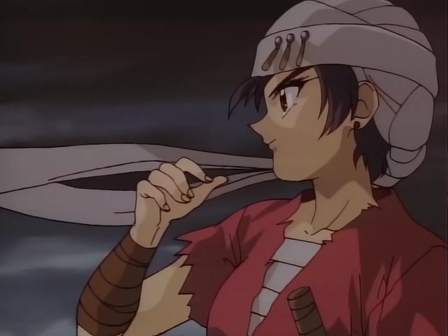 Rurouni Kenshin Ep 25: The Crimson Pirate: The Red Pirate – Kenshin and Kaoru Separated @ 16:52
