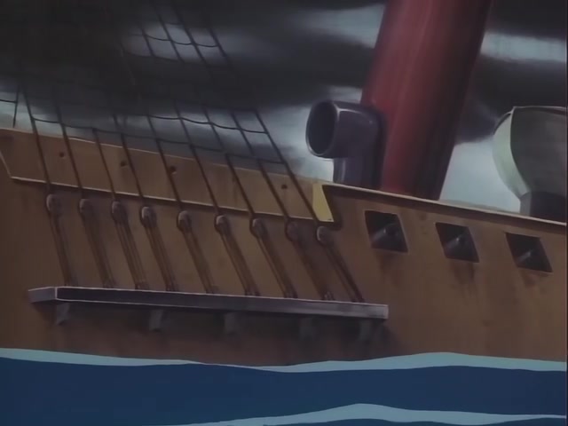 Rurouni Kenshin Ep 25: The Crimson Pirate: The Red Pirate – Kenshin and Kaoru Separated @ 18:57