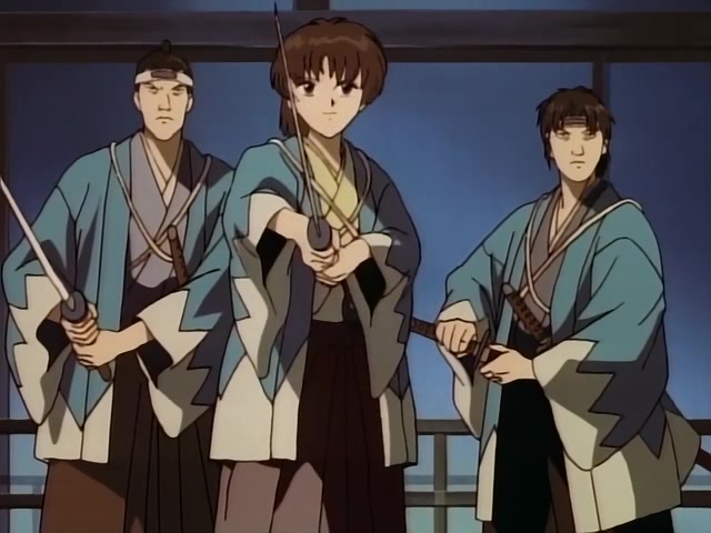 Rurouni Kenshin Ep 28: Prelude to the Impending Fight: The Shadow of the Wolf Draws Near @ 02:59