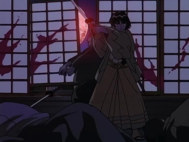 Rurouni Kenshin Ep 28: Prelude to the Impending Fight: The Shadow of the Wolf Draws Near @ 03:13