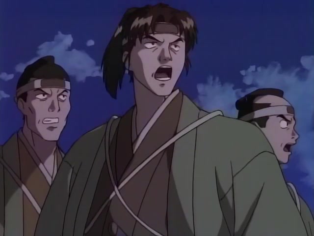 Rurouni Kenshin Ep 28: Prelude to the Impending Fight: The Shadow of the Wolf Draws Near @ 03:26