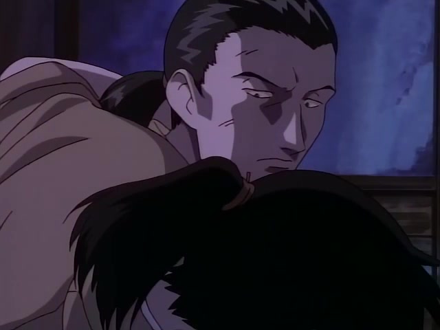 Rurouni Kenshin Ep 28: Prelude to the Impending Fight: The Shadow of the Wolf Draws Near @ 03:39