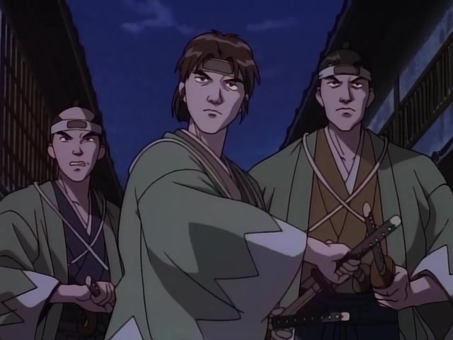 Rurouni Kenshin Ep 28: Prelude to the Impending Fight: The Shadow of the Wolf Draws Near @ 03:59