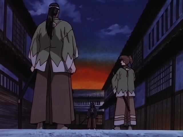 Rurouni Kenshin Ep 28: Prelude to the Impending Fight: The Shadow of the Wolf Draws Near @ 04:52