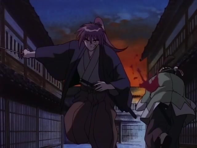 Rurouni Kenshin Ep 28: Prelude to the Impending Fight: The Shadow of the Wolf Draws Near @ 09:09
