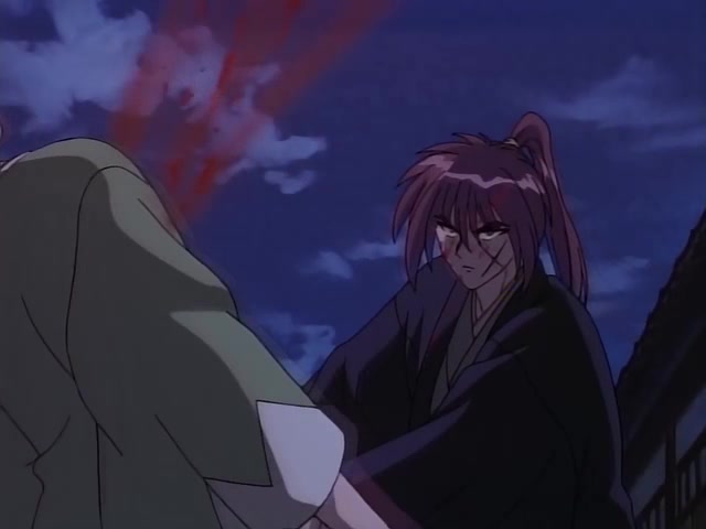 Rurouni Kenshin Ep 28: Prelude to the Impending Fight: The Shadow of the Wolf Draws Near @ 09:16