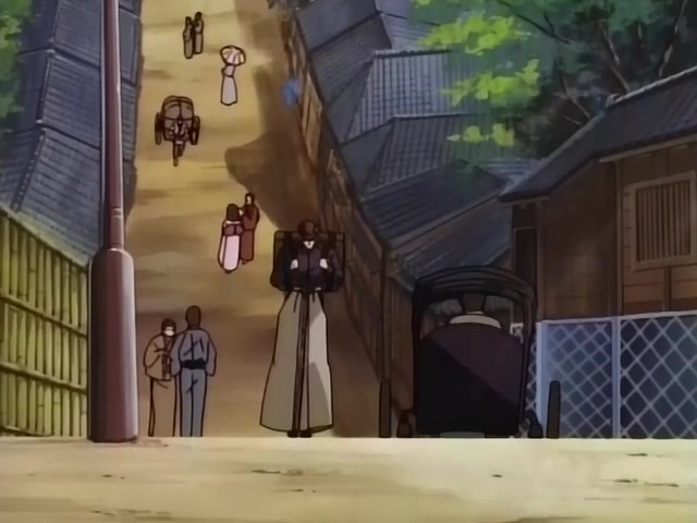 Rurouni Kenshin Ep 28: Prelude to the Impending Fight: The Shadow of the Wolf Draws Near @ 09:49