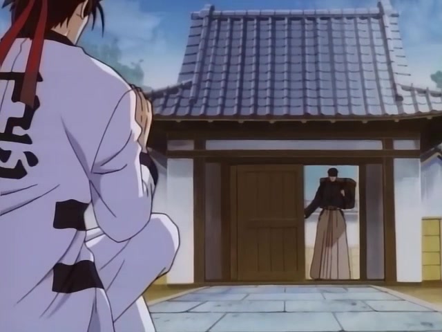 Rurouni Kenshin Ep 28: Prelude to the Impending Fight: The Shadow of the Wolf Draws Near @ 10:08