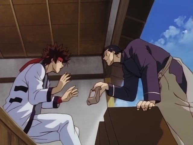 Rurouni Kenshin Ep 28: Prelude to the Impending Fight: The Shadow of the Wolf Draws Near @ 10:28