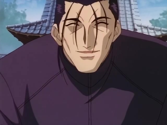 Rurouni Kenshin Ep 28: Prelude to the Impending Fight: The Shadow of the Wolf Draws Near @ 10:35