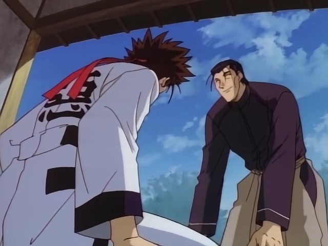 Rurouni Kenshin Ep 28: Prelude to the Impending Fight: The Shadow of the Wolf Draws Near @ 10:41