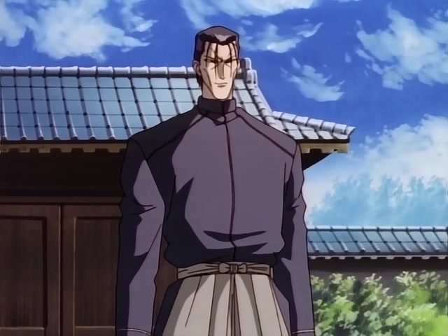 Rurouni Kenshin Ep 28: Prelude to the Impending Fight: The Shadow of the Wolf Draws Near @ 12:07