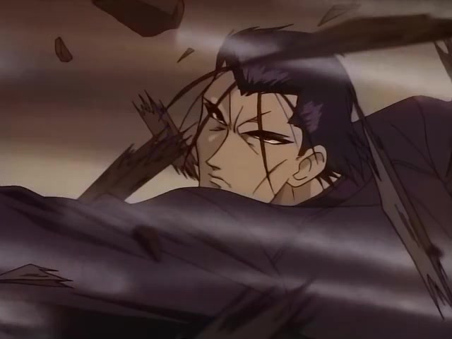Rurouni Kenshin Ep 28: Prelude to the Impending Fight: The Shadow of the Wolf Draws Near @ 12:34