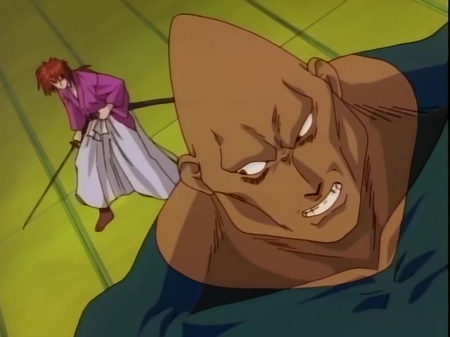 Rurouni Kenshin Ep 37: Shock! The Reverse-Blade is Broken: Sojiro's Tenken versus Kenshin @ 01:47