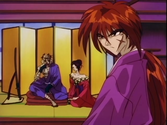 Rurouni Kenshin Ep 37: Shock! The Reverse-Blade is Broken: Sojiro's Tenken versus Kenshin @ 02:37