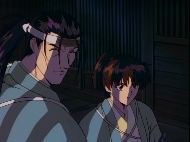 Rurouni Kenshin Ep 37: Shock! The Reverse-Blade is Broken: Sojiro's Tenken versus Kenshin @ 04:58