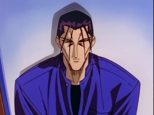 Rurouni Kenshin Ep 37: Shock! The Reverse-Blade is Broken: Sojiro's Tenken versus Kenshin @ 05:56