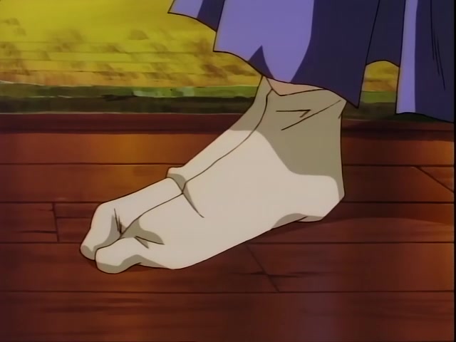 Rurouni Kenshin Ep 37: Shock! The Reverse-Blade is Broken: Sojiro's Tenken versus Kenshin @ 08:26
