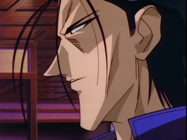 Rurouni Kenshin Ep 37: Shock! The Reverse-Blade is Broken: Sojiro's Tenken versus Kenshin @ 12:36