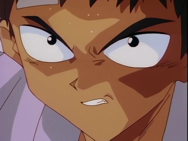Rurouni Kenshin Ep 37: Shock! The Reverse-Blade is Broken: Sojiro's Tenken versus Kenshin @ 13:09