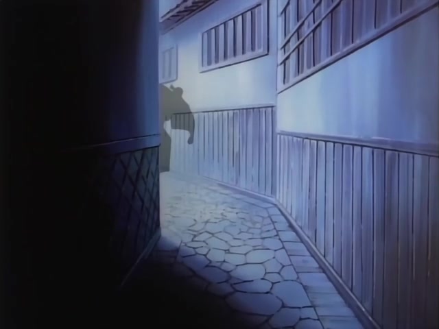 Rurouni Kenshin Ep 39: The Creator of the Reverse-Blade Sword: Shakku Arai's Final Swing @ 02:43