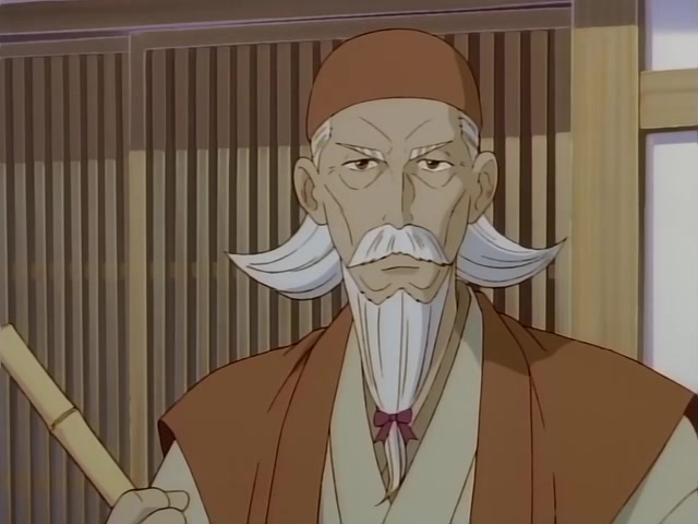 Rurouni Kenshin Ep 39: The Creator of the Reverse-Blade Sword: Shakku Arai's Final Swing @ 03:10
