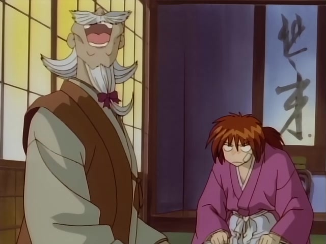 Rurouni Kenshin Ep 39: The Creator of the Reverse-Blade Sword: Shakku Arai's Final Swing @ 06:22