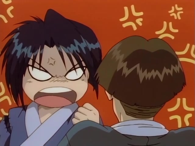 Rurouni Kenshin Ep 39: The Creator of the Reverse-Blade Sword: Shakku Arai's Final Swing @ 10:56