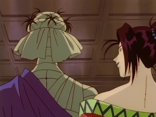 Rurouni Kenshin Ep 39: The Creator of the Reverse-Blade Sword: Shakku Arai's Final Swing @ 14:44