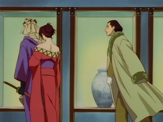 Rurouni Kenshin Ep 39: The Creator of the Reverse-Blade Sword: Shakku Arai's Final Swing @ 15:48