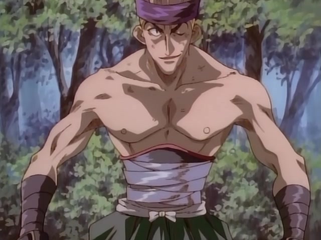 Rurouni Kenshin Ep 40: A Killer Without Mercy: Fight to the Death Against Cho of the Juppongatana @ 05:46