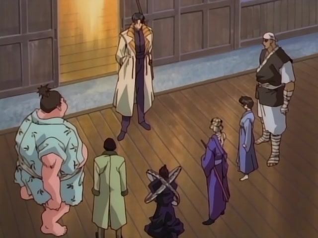 Rurouni Kenshin Ep 42: The Formation of an Alliance: The Day When Aoshi Joins with Shishio @ 02:55
