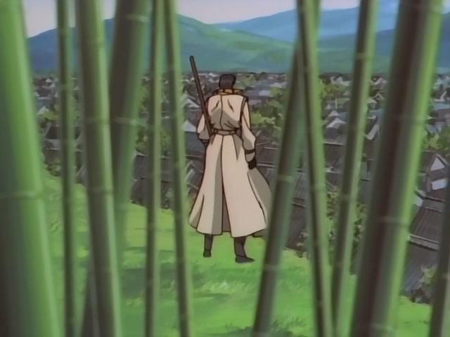 Rurouni Kenshin Ep 42: The Formation of an Alliance: The Day When Aoshi Joins with Shishio @ 11:04