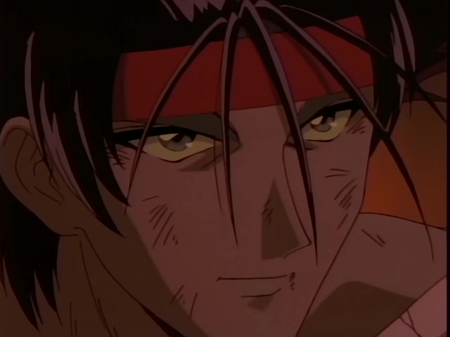 Rurouni Kenshin Ep 49: The Wolf Destroys the Eye of the Heart: The Fierce Attack of the Zero Stance Gatotsu @ 04:01