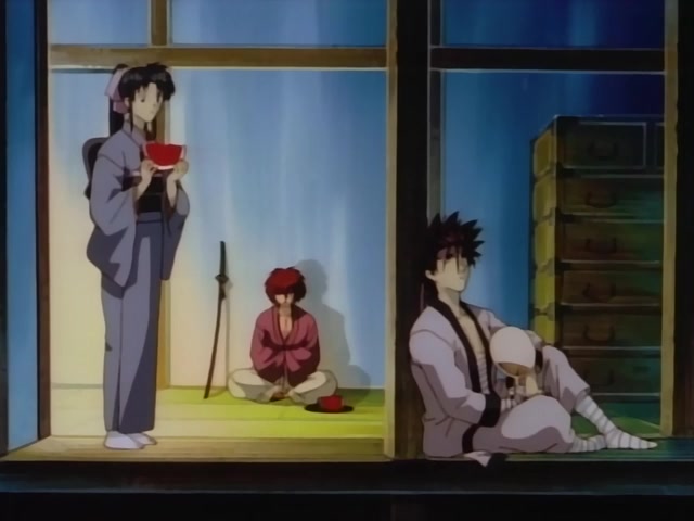 Rurouni Kenshin Ep 79: Kaishu-Katsu and Kenshin @ 08:07