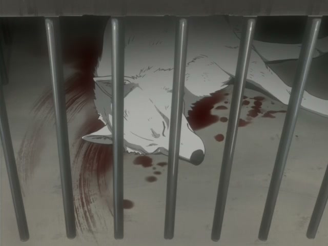 Wolf's Rain Ep 18: Men, Wolves, and the Book of the Moon @ 00:03:36