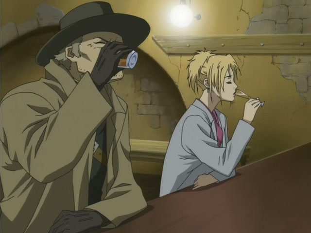 Wolf's Rain Ep 18: Men, Wolves, and the Book of the Moon @ 00:09:30