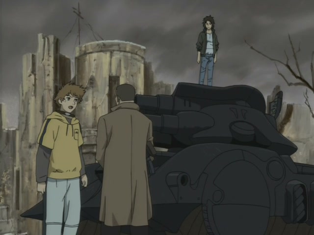 Wolf's Rain Ep 21: Battle's Red Glare @ 00:07:35