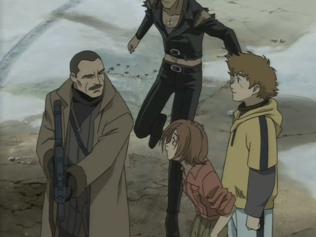 Wolf's Rain Ep 21: Battle's Red Glare @ 00:07:40