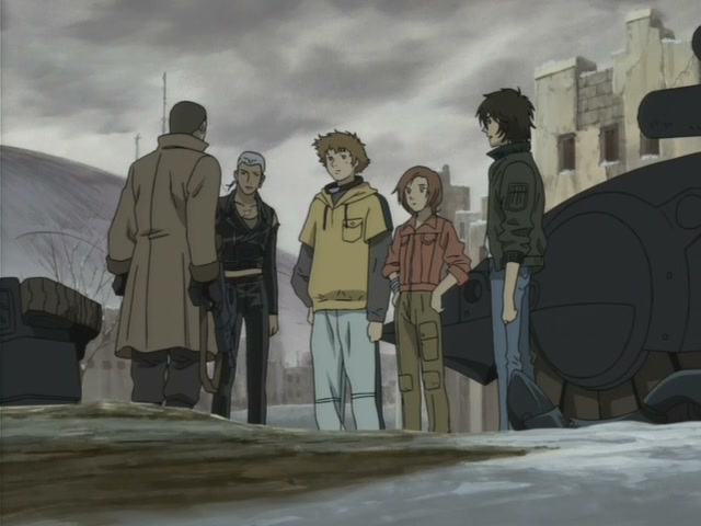 Wolf's Rain Ep 21: Battle's Red Glare @ 00:07:49