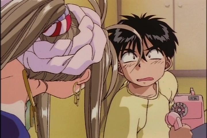 Ah! My Goddess (1993 OVA) Ep 1: Moonlight and Cherry Blossoms @ 04:36