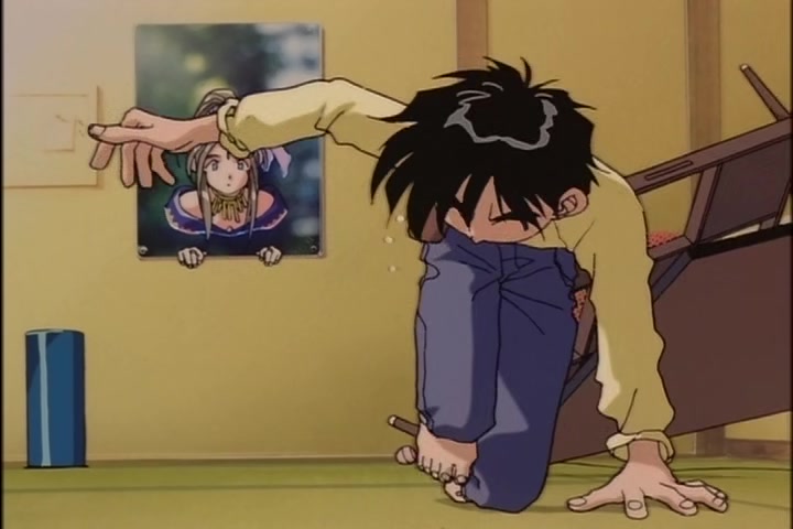 Ah! My Goddess (1993 OVA) Ep 1: Moonlight and Cherry Blossoms @ 04:41