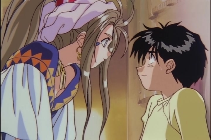 Ah! My Goddess (1993 OVA) Ep 1: Moonlight and Cherry Blossoms @ 05:18