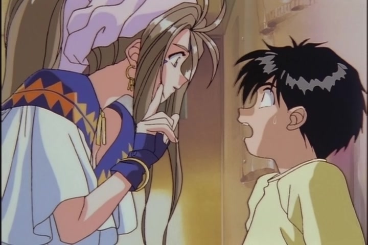 Ah! My Goddess (1993 OVA) Ep 1: Moonlight and Cherry Blossoms @ 05:32