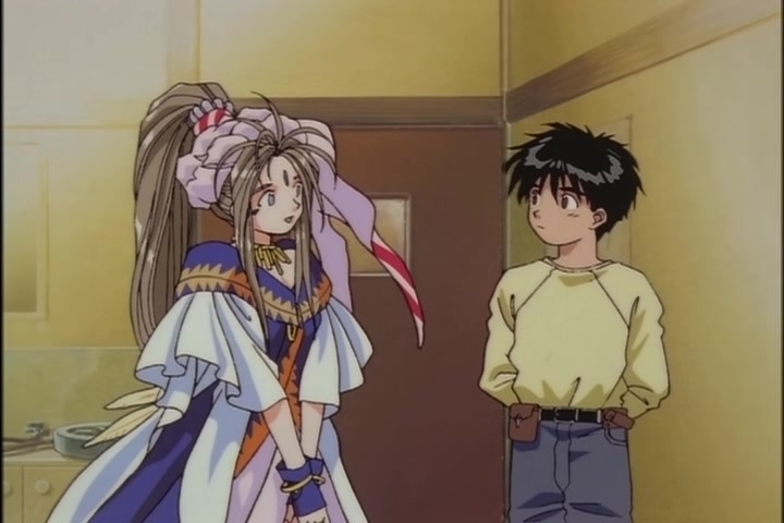 Ah! My Goddess (1993 OVA) Ep 1: Moonlight and Cherry Blossoms @ 06:28
