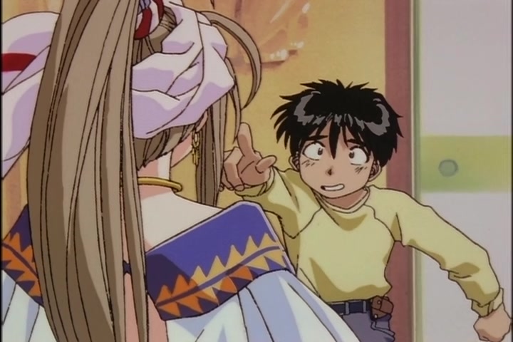 Ah! My Goddess (1993 OVA) Ep 1: Moonlight and Cherry Blossoms @ 06:56
