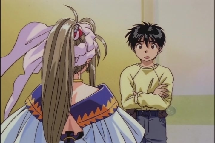 Ah! My Goddess (1993 OVA) Ep 1: Moonlight and Cherry Blossoms @ 08:05